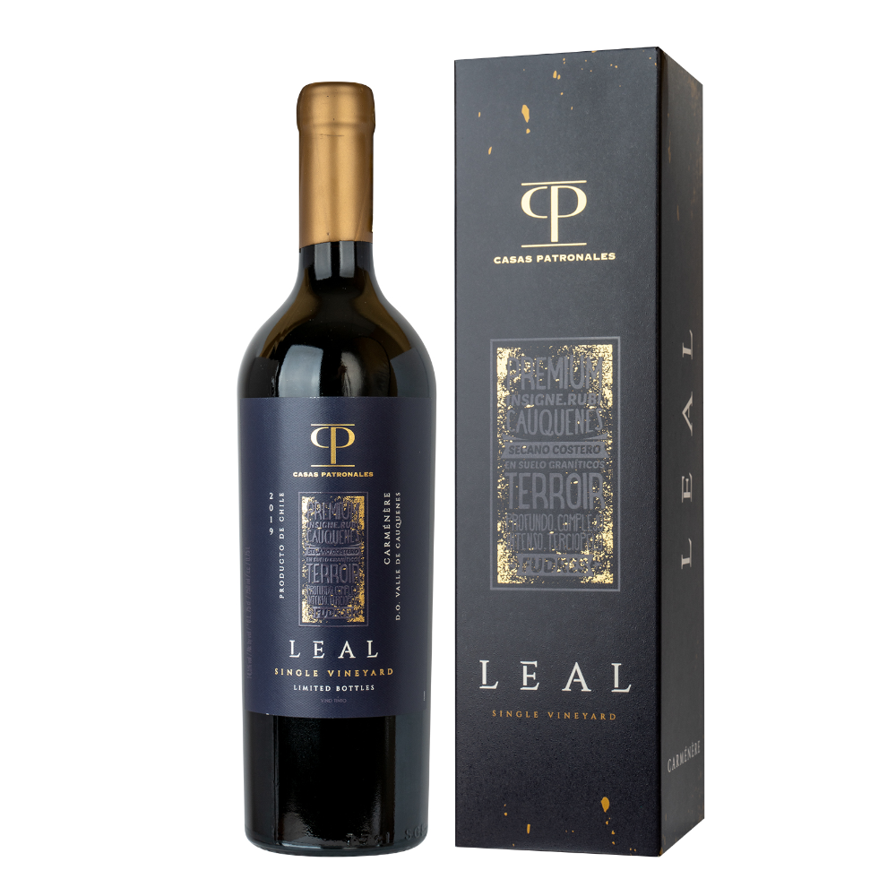 Wino Casas Patronales Leal Carmenere 2020 14,5% czerwone wytrawne 750 ml