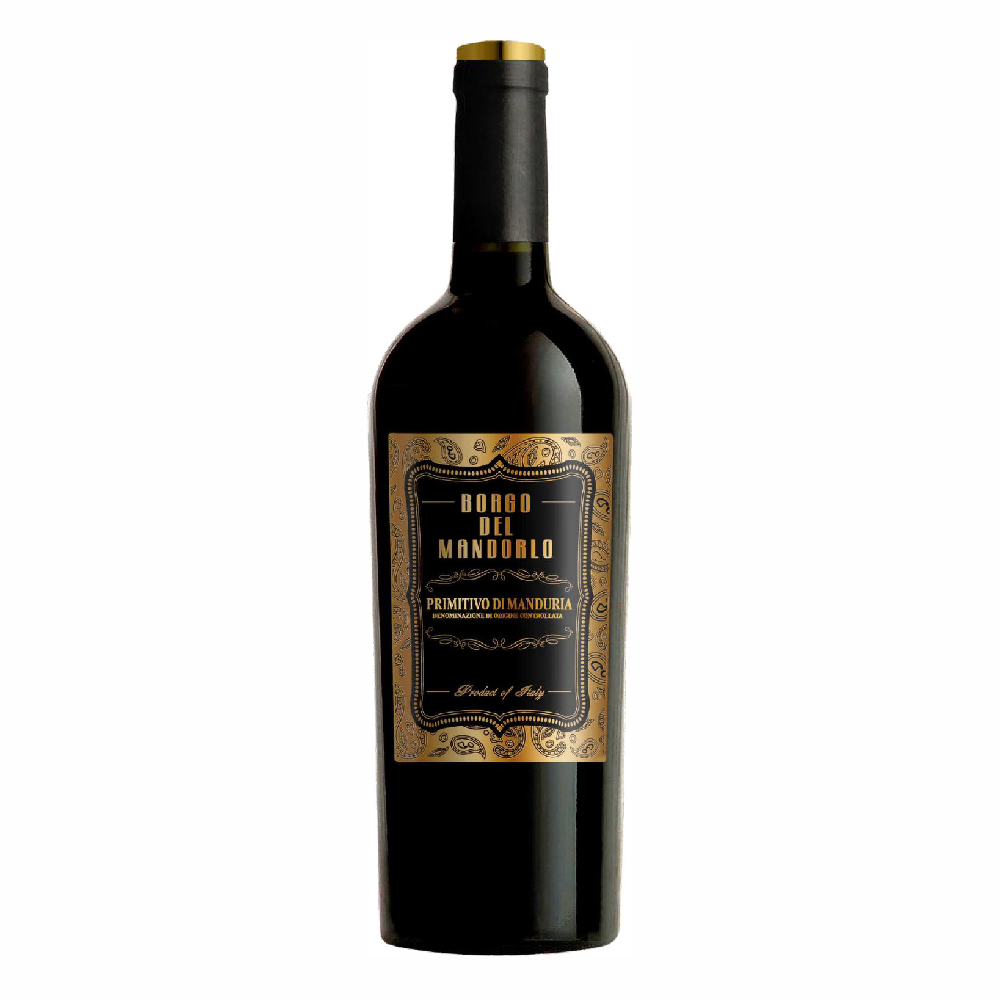 WinoBorgo del Mandorlo Primitivo di Manduria 2022 14,5% czerwone wytrawne 750 ml