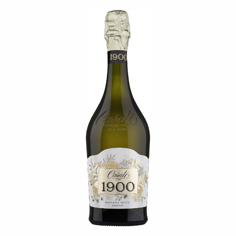 Wino musujące Casali 1900 Malvasia Secco 6% białe wytrawne 750 ml