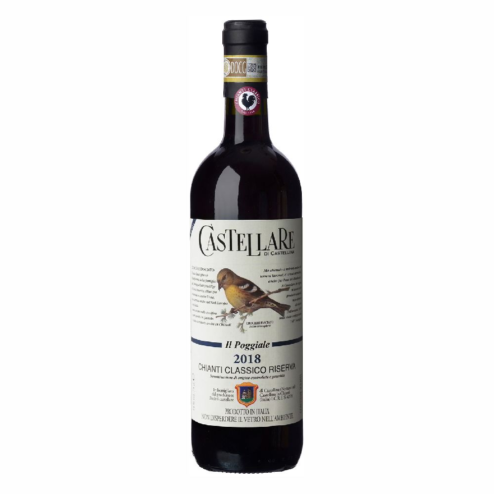 Wino Castellare Chianti Riserva Poggiale 2021 13,5% czerwone wytrawne 750 ml