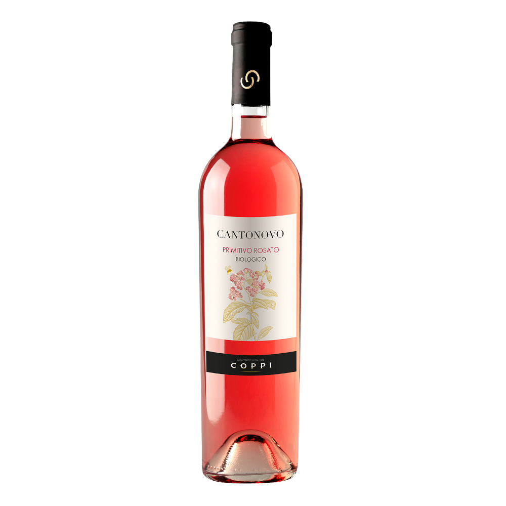 Wino Coppi Cantonovo Primitivo Rosé 2023 12,5% różowe 750 ml