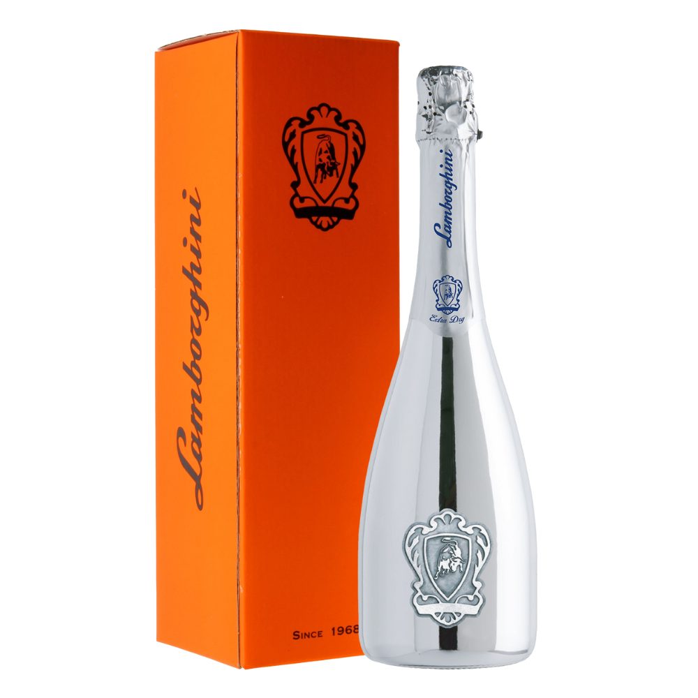 Wino musujące Lamborghini Extra Dry Vino Spumante Silver 11% 750 ml kartonik