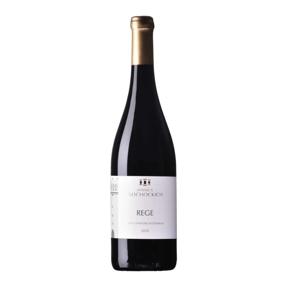 Wino Winnica Płochockich Rege 2020 12% czerwone wytrawne 750ml