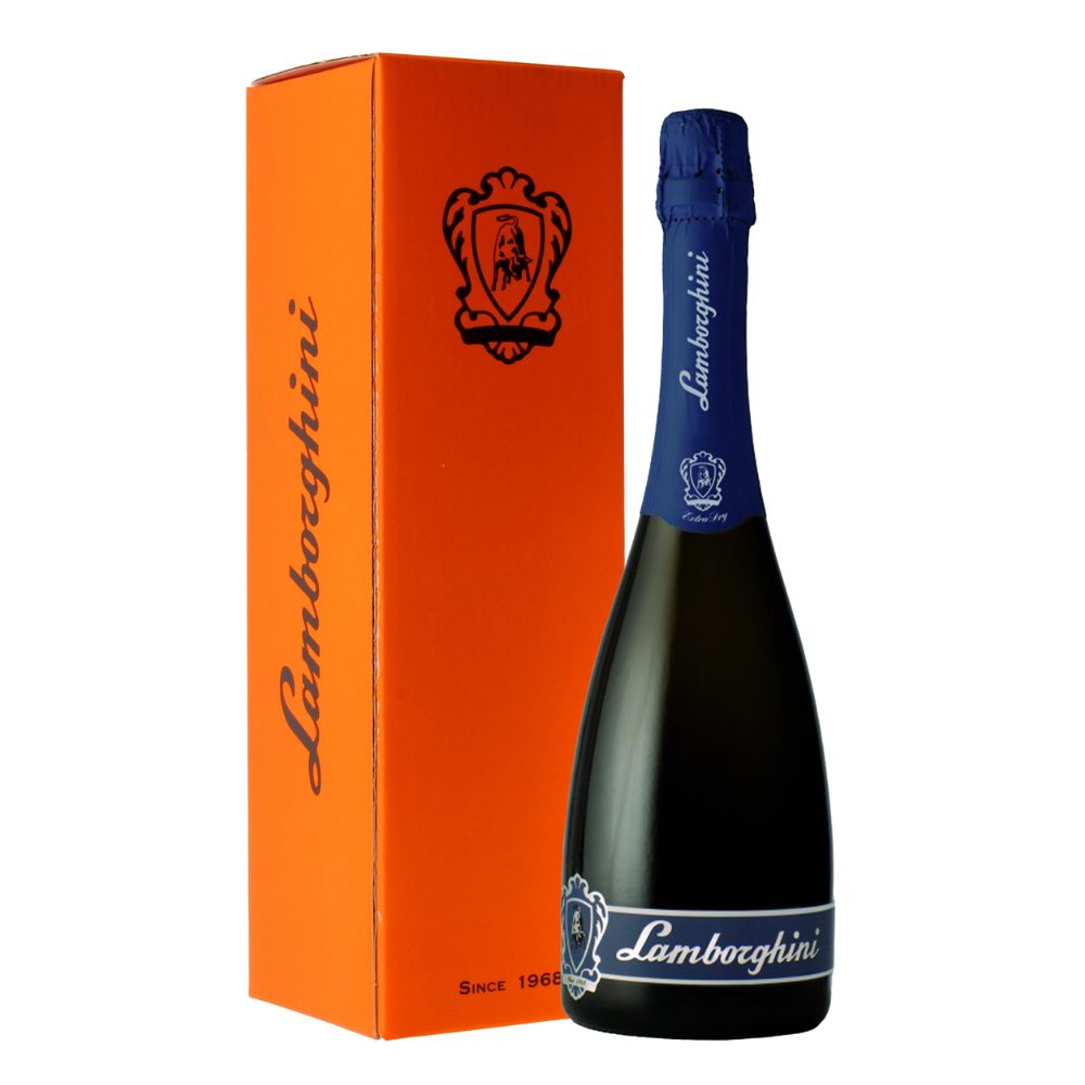 Wino musujące Lamborghini Extra Dry Vino Spumante 11% 750 ml kartonik