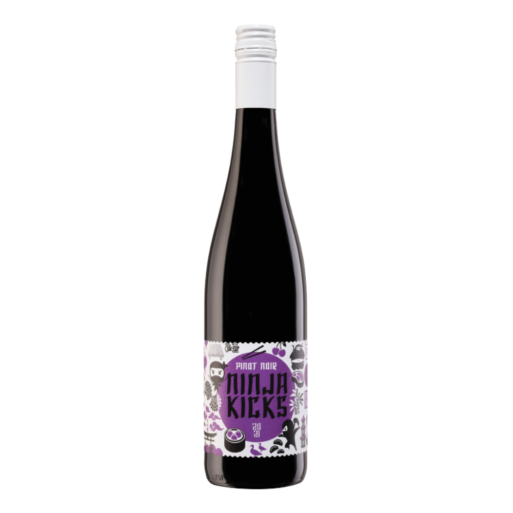 Wino Schmitt Sohne  Ninja Kicks Pinot Noir 2021 11,5% czerwone półwytrawne 750 ml