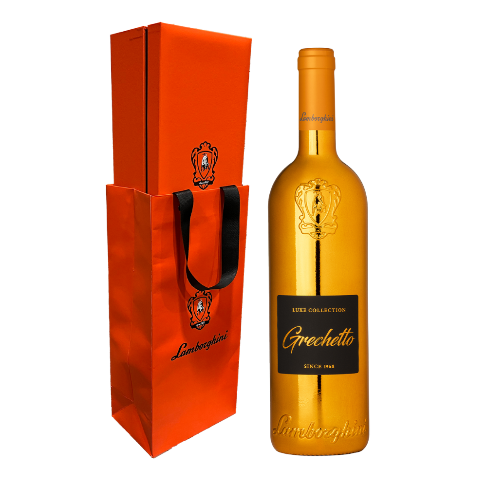 Wino Lamborghini Luxe Grechetto Bianco Umbria IGT 12% białe słodkie 750 ml kartonik