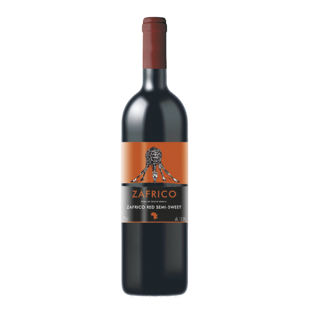 Wino Zafrico Red Semi-Sweet 12,5% czerwone półsłodkie 750 ml