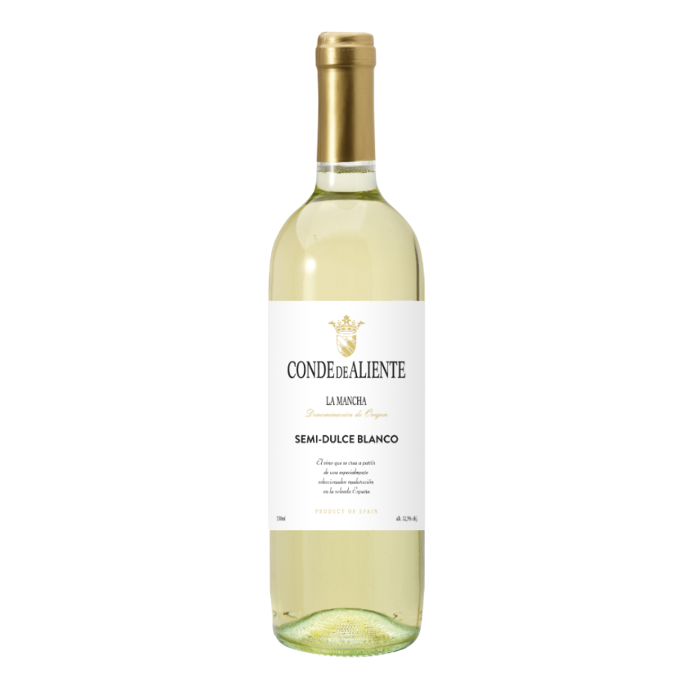 Wino Conde de Aliente Semi Dulce Blanco 11% białe półsłodkie 750 ml