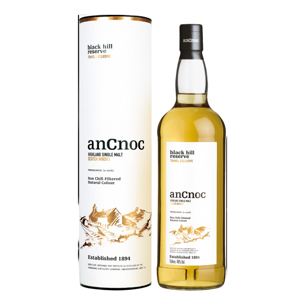Whisky AnCnoc Black Hill Reserve 46% 1000 ml tuba