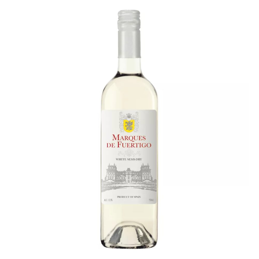 Wino Marques De Fuertigo White Semi Dry 12,5% białe półwytrawne 750 ml