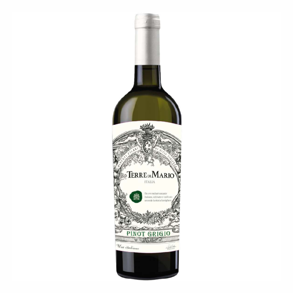 Wino Terre Di Mario Pinot Grigio 12,5% białe wytrawne 750 ml