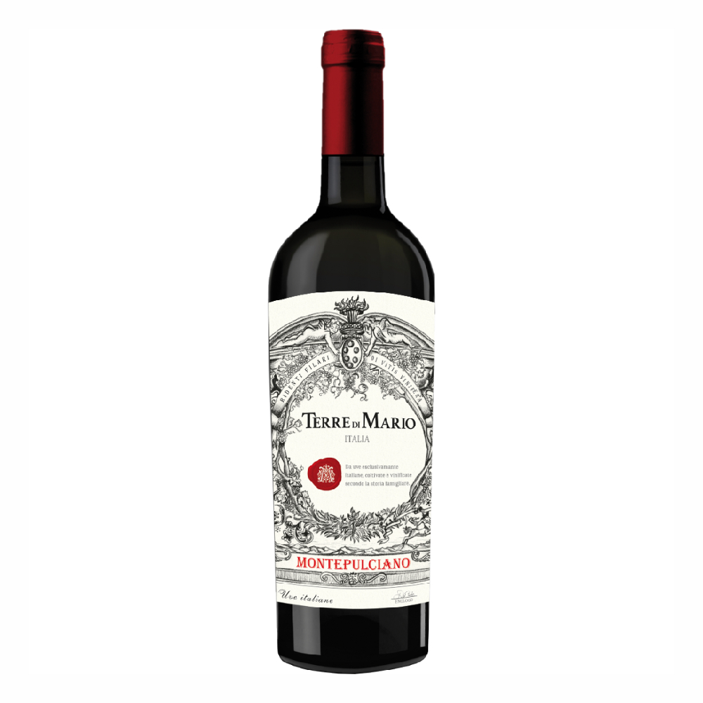 Wino Terre Di Mario Montepulciano D'Abruzzo 12,5% czerwone wytrawne 750 ml