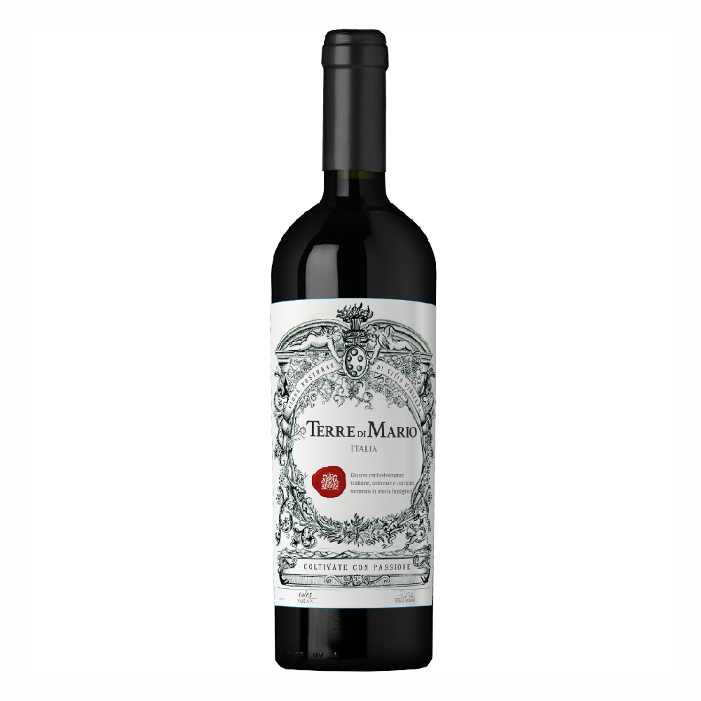 Wino Terre Di Mario Vino Rosso 13% czerwone wytrawne 750 ml