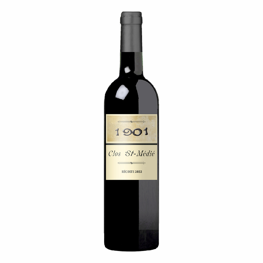 Wino 1901 Clos Saint Medie Rouge 2022 14,5% czerwone wytrawne 750 ml