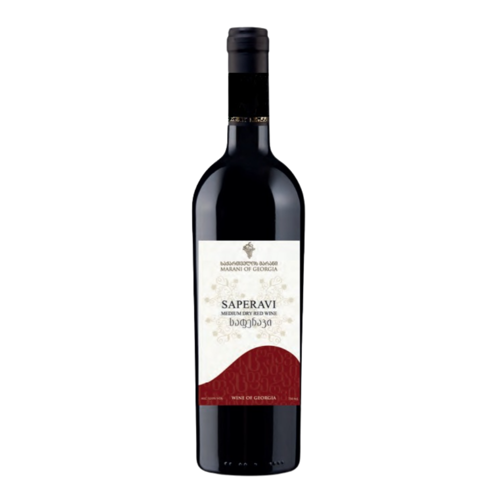 Wino Marani Saperavi 12% czerwone półwytrawne 750 ml