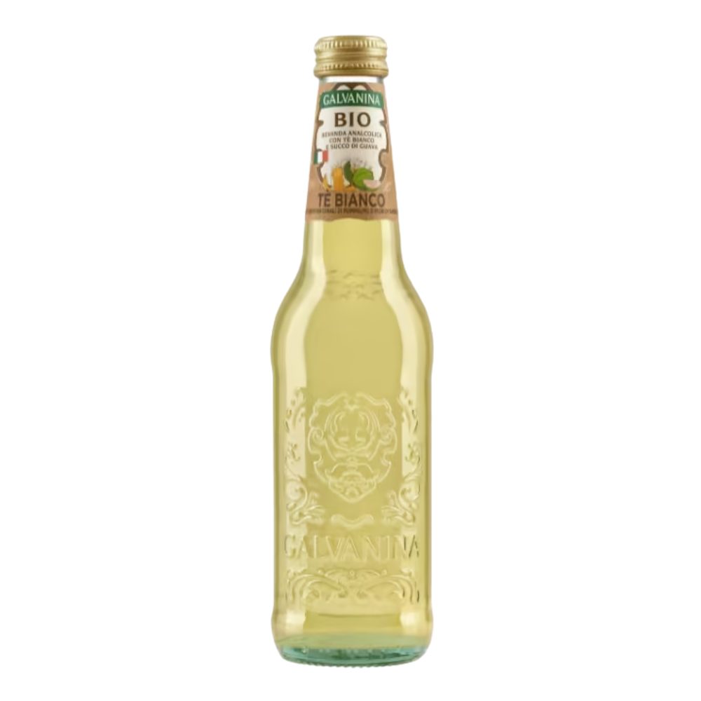 Napój Galvanina Bio Mrożona Biała Herbata Guavą i Kwiatami Czarnego Bzu 355ml