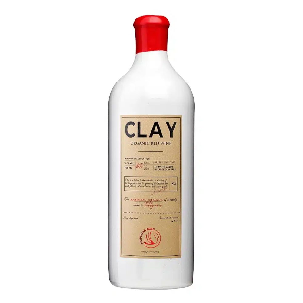 Wino Clay Bobal Tinto Crianza Organic Utiel-Requena D.O. 14% czerwone wytrawne 750 ml