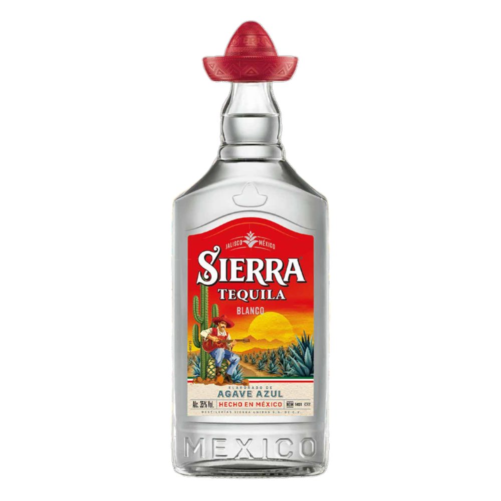 Tequila Sierra Silver 38% 700 ml + kieliszek