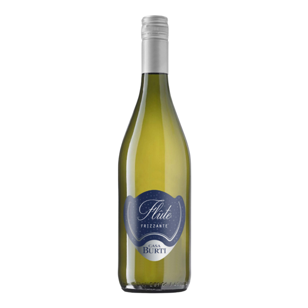 Wino musujace Casa Burti Flute Frizzante 10,5% białe wytrawne 750 ml