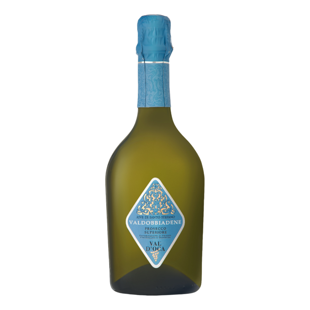 Wino musujące Val d'Oca Rive Di Santo Extra Brut Prosecco 11,5% białe wytrawne 750 ml