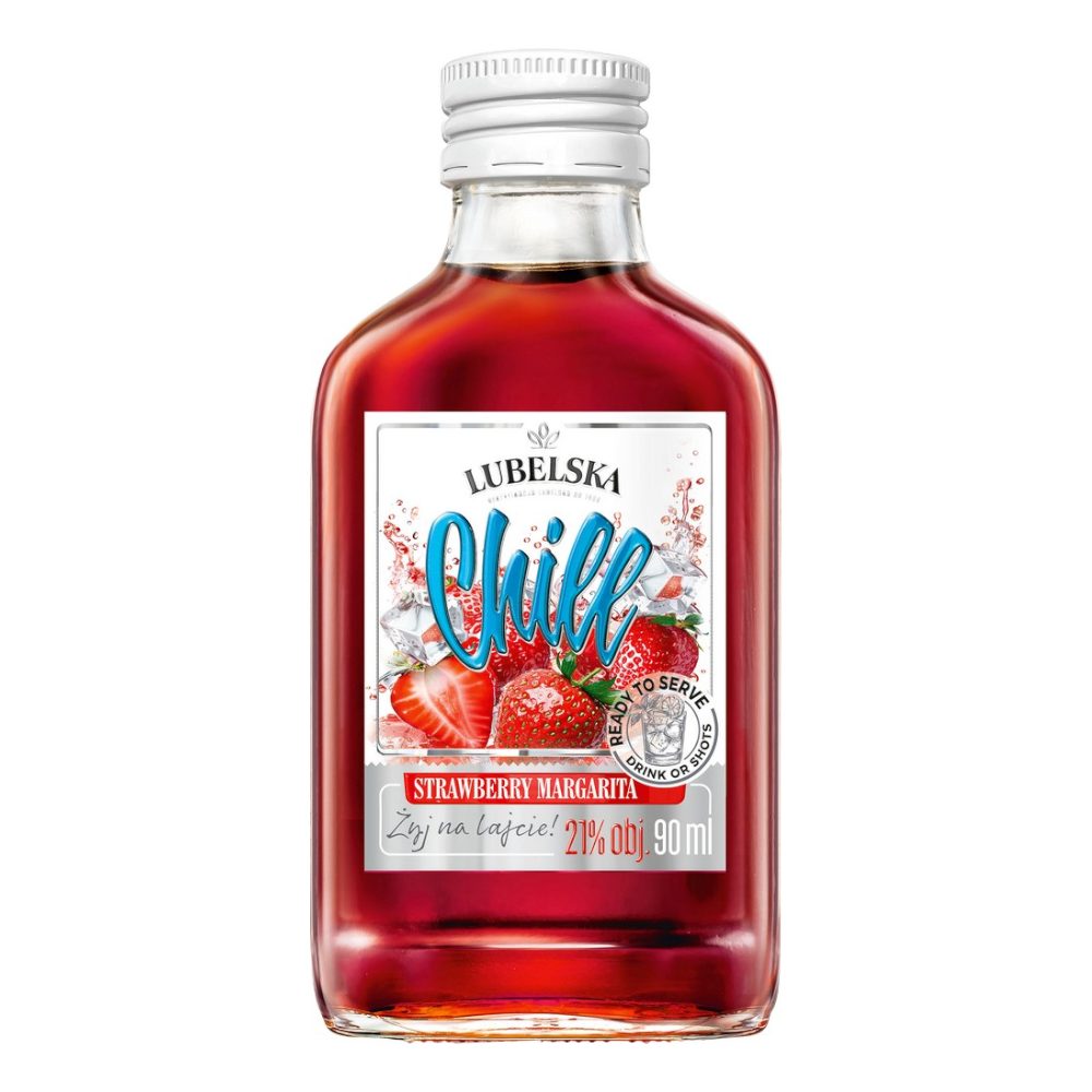 Likier Lubelska Chill Strawberry Margarita 21% 90 ml