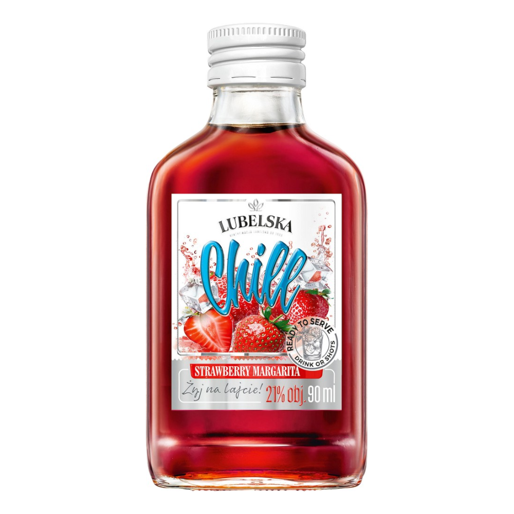 Likier Lubelska Chill Margarita Truskawkowa 21% 90 ml