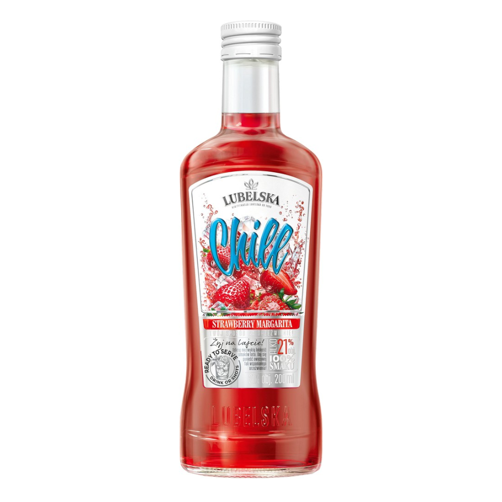 Likier Lubelska Chill Margarita Truskawkowa 21% 200 ml