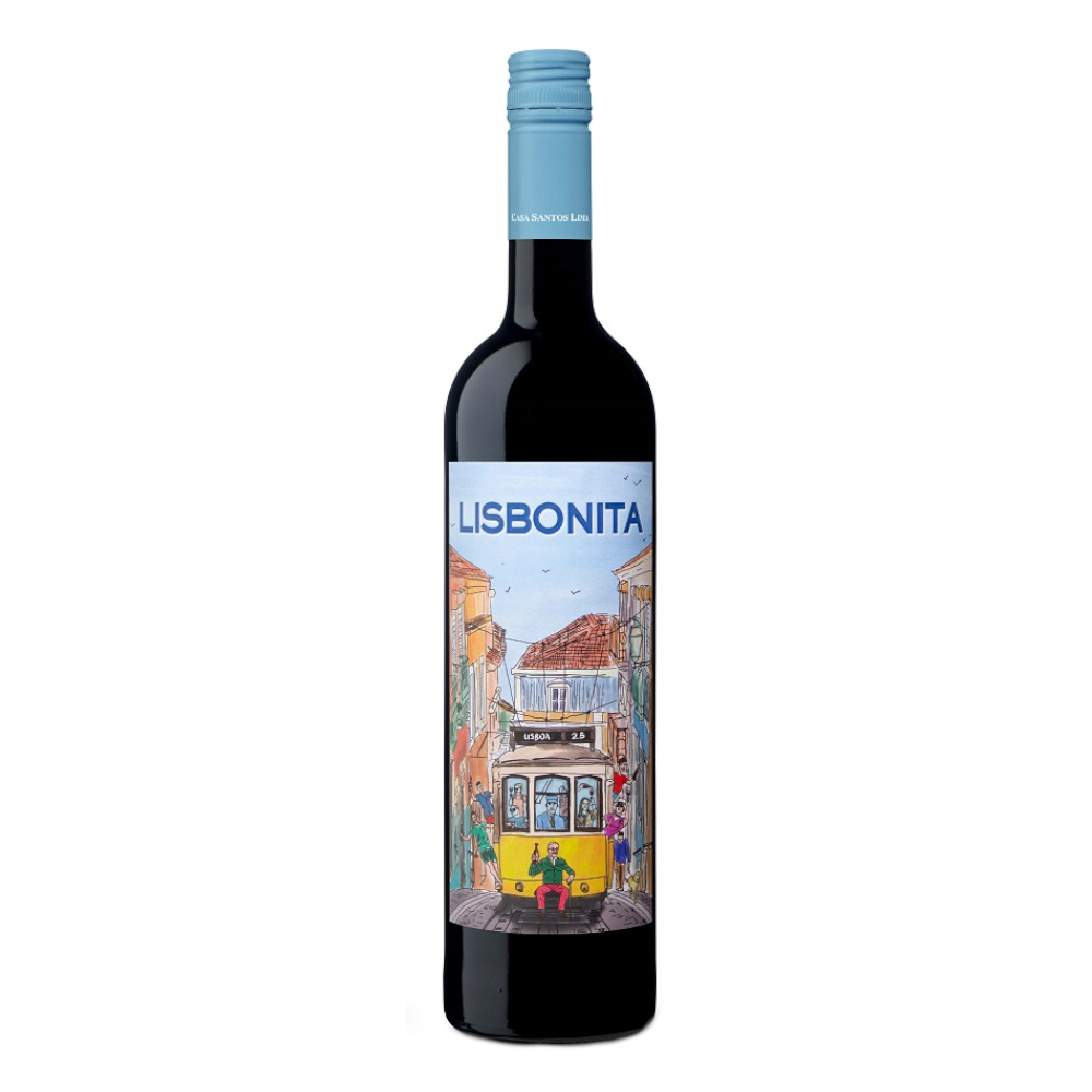Wino Lisbonita 13% czerwone półwytrawne 750 ml