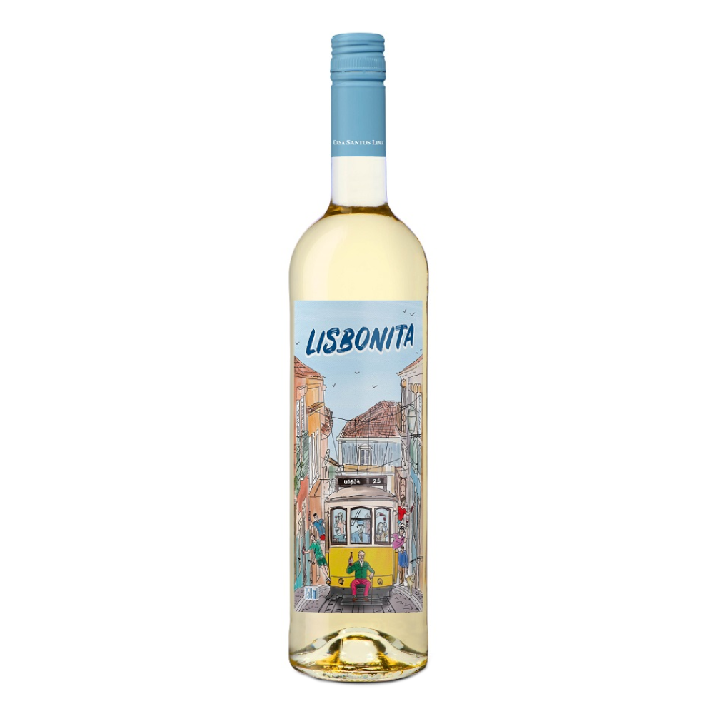 Wino Lisbonita 13% białe półwytrawne 750 ml