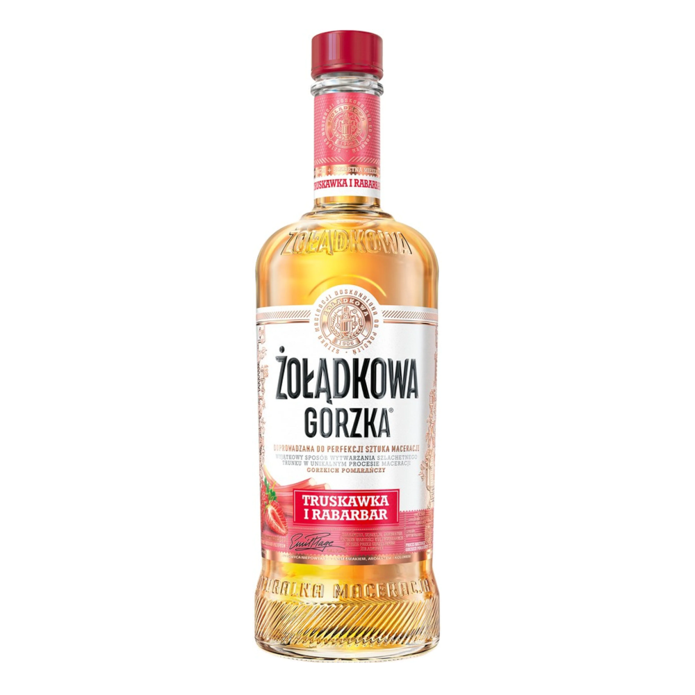 Wódka Żołądkowa Gorzka Truskawka Rabarbar 25% 500 ml