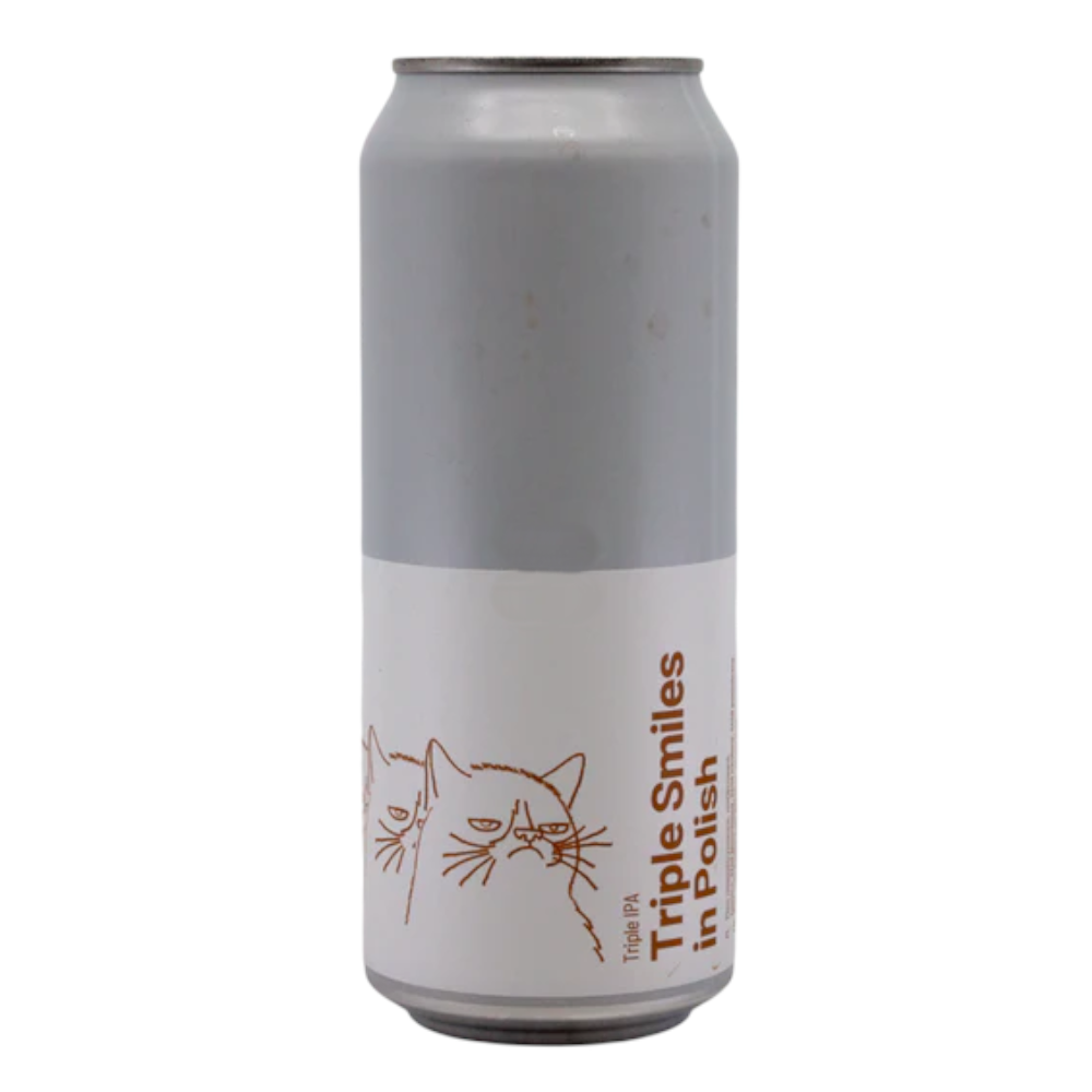 Piwo Ziemia Obiecana Triple Smiles in Polish - Triple IPA 9% 500 ml puszka