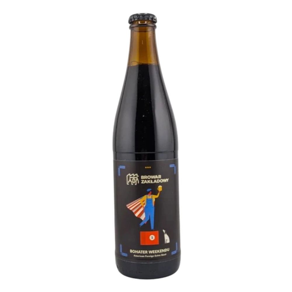 Piwo Zakładowy Bohater Weekendu - American Foreign Extra Stout 7,7% 500 ml