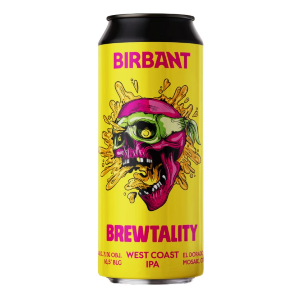 Piwo Birbant Brewtality West Coast IPA 6,5% 500 ml