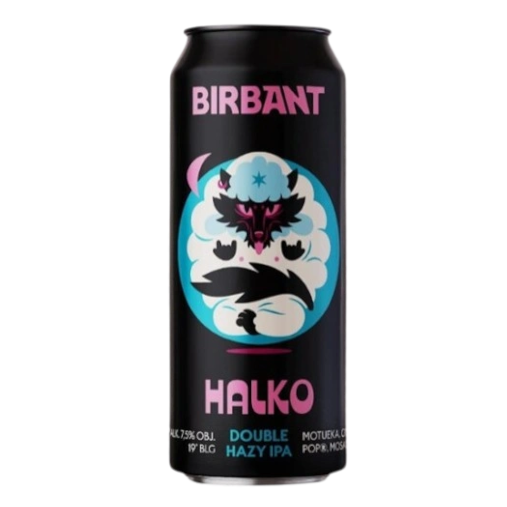 Piwo Birbant Halko Double Hazy IPA 8% 500 ml