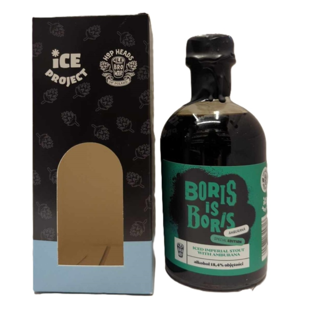 Piwo AleBrowar Ice Boris is Boris Amburana- Ice Imperial Stout with Amburana 18,4% 250 ml