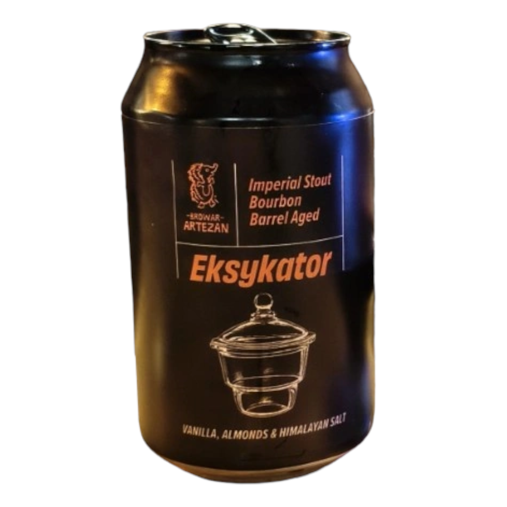 Piwo Artezan Eksykator - Imperial Stout Bourbon Barrel Aged 13% 330 ml puszka
