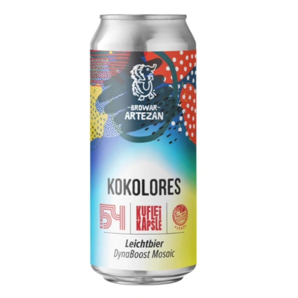 Piwo Artezan Kokolores Dyna Boost Mosaic Leichtbier 4% 500 ml puszka