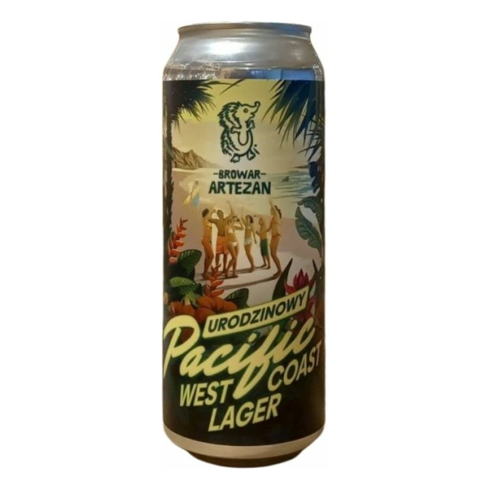 Piwo Artezan Urodzinowy Pacific 5% 500 ml puszka
