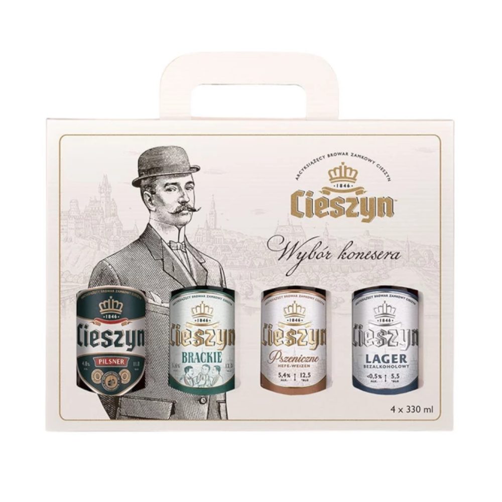 Piwo Cieszyn Zestaw Konesera 4 x 330 ml