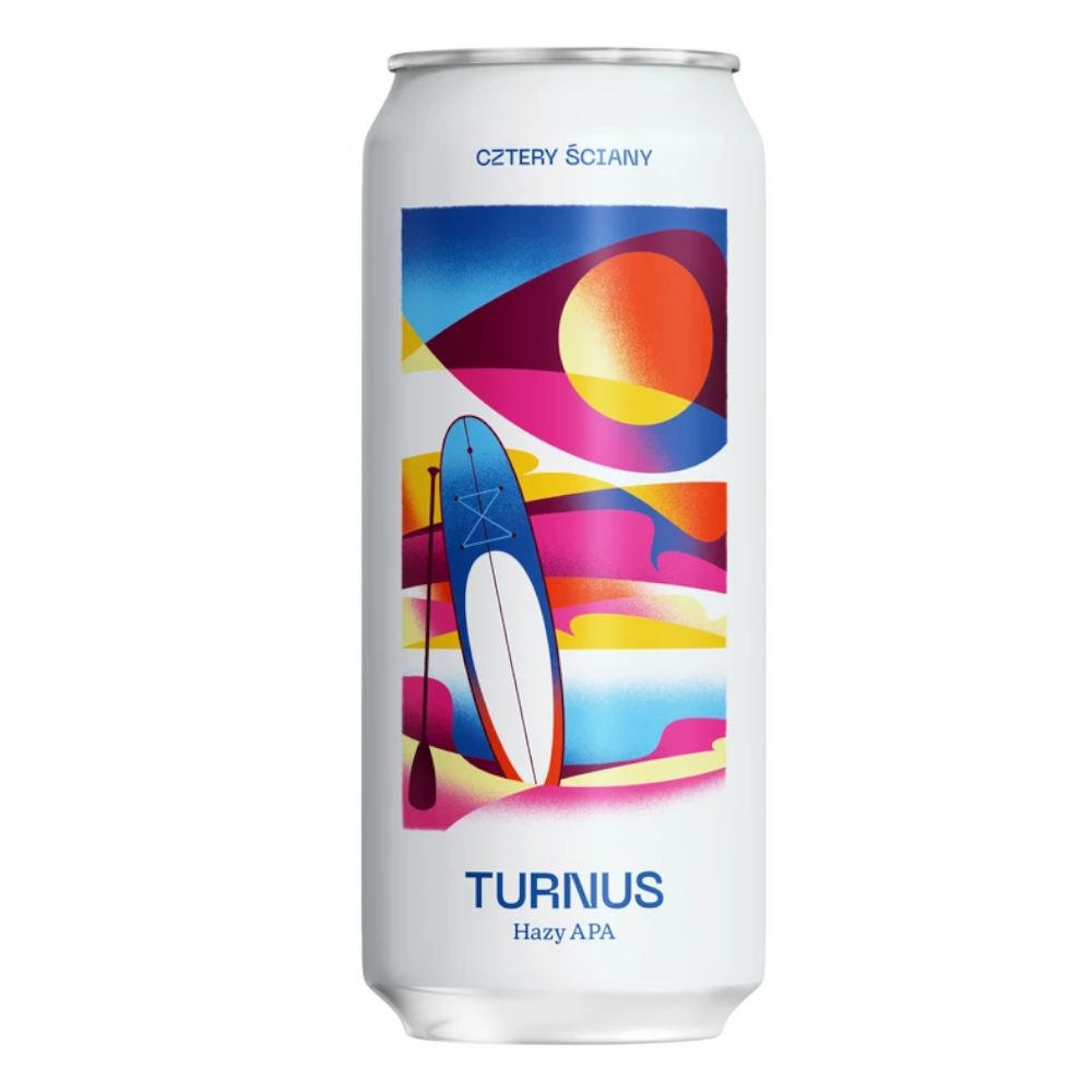 Piwo Cztery Ściany Turnus - Hazy APA 5,1% 500 ml puszka