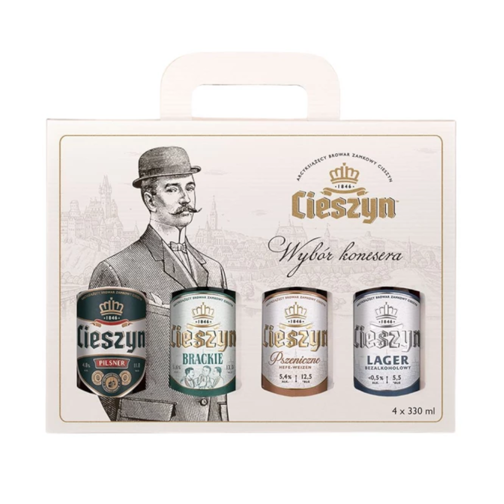 Piwo Cieszyn Zestaw Konesera 4 x 330 ml