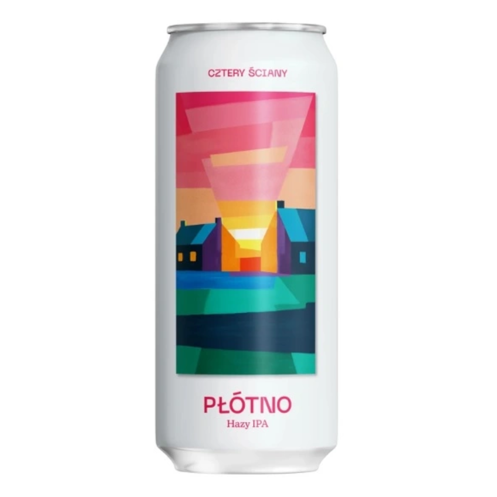 Piwo Cztery Ściany Płotno Hazy IPA Puszka 6,4% 500 ml