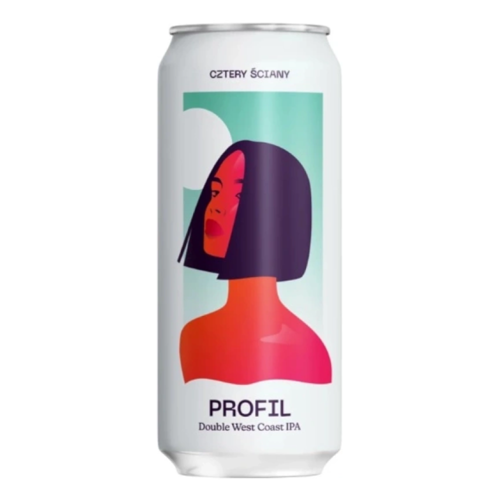 Piwo Cztery Ściany Profil - Double West Coast IPA 7,7% 500 ml puszka