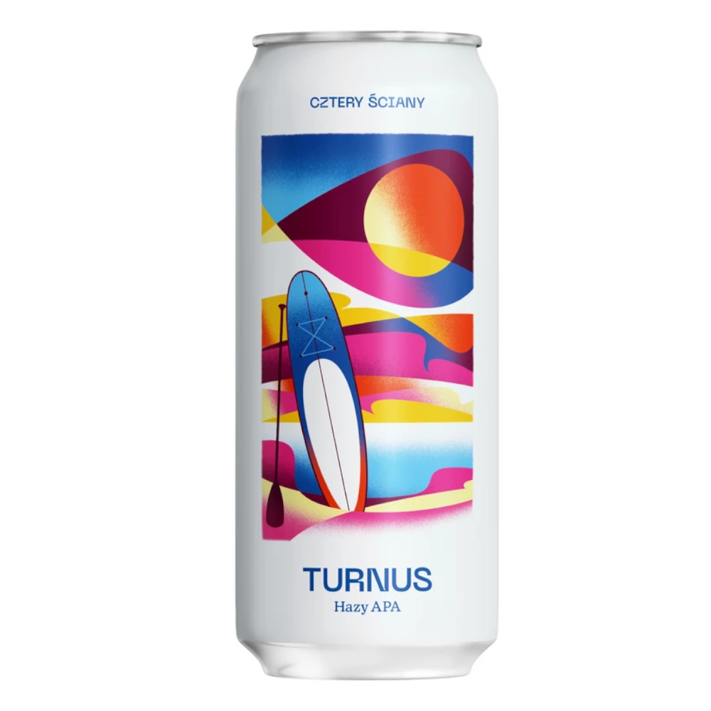 Piwo Cztery Ściany Turnus - Hazy APA 5,1% 500 ml puszka
