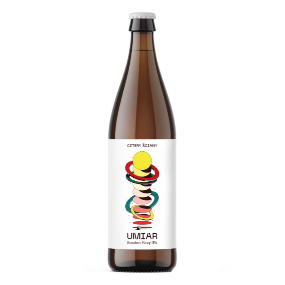 Piwo Cztery Ściany Umiar - Session Hazy IPA 5,5% 500 ml