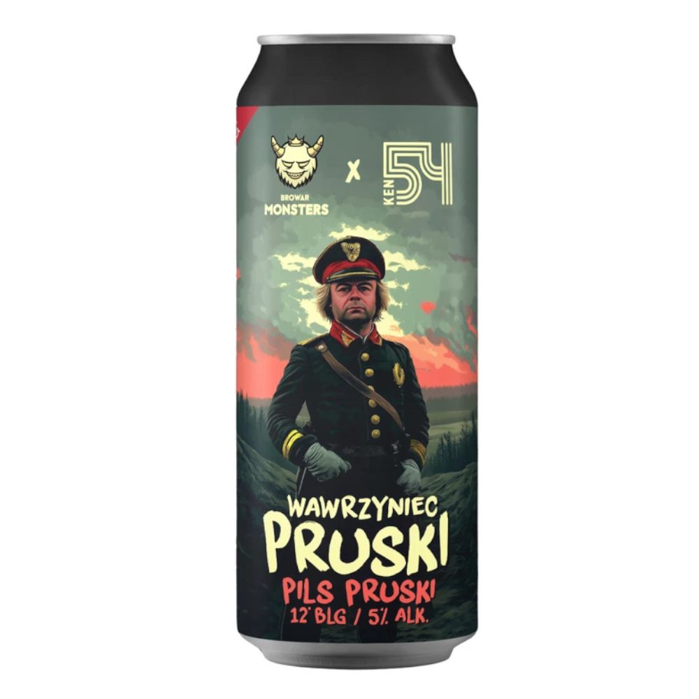 Piwo Monsters Wawrzyniec Pruski - Polski Pils 5,0% 500 ml
