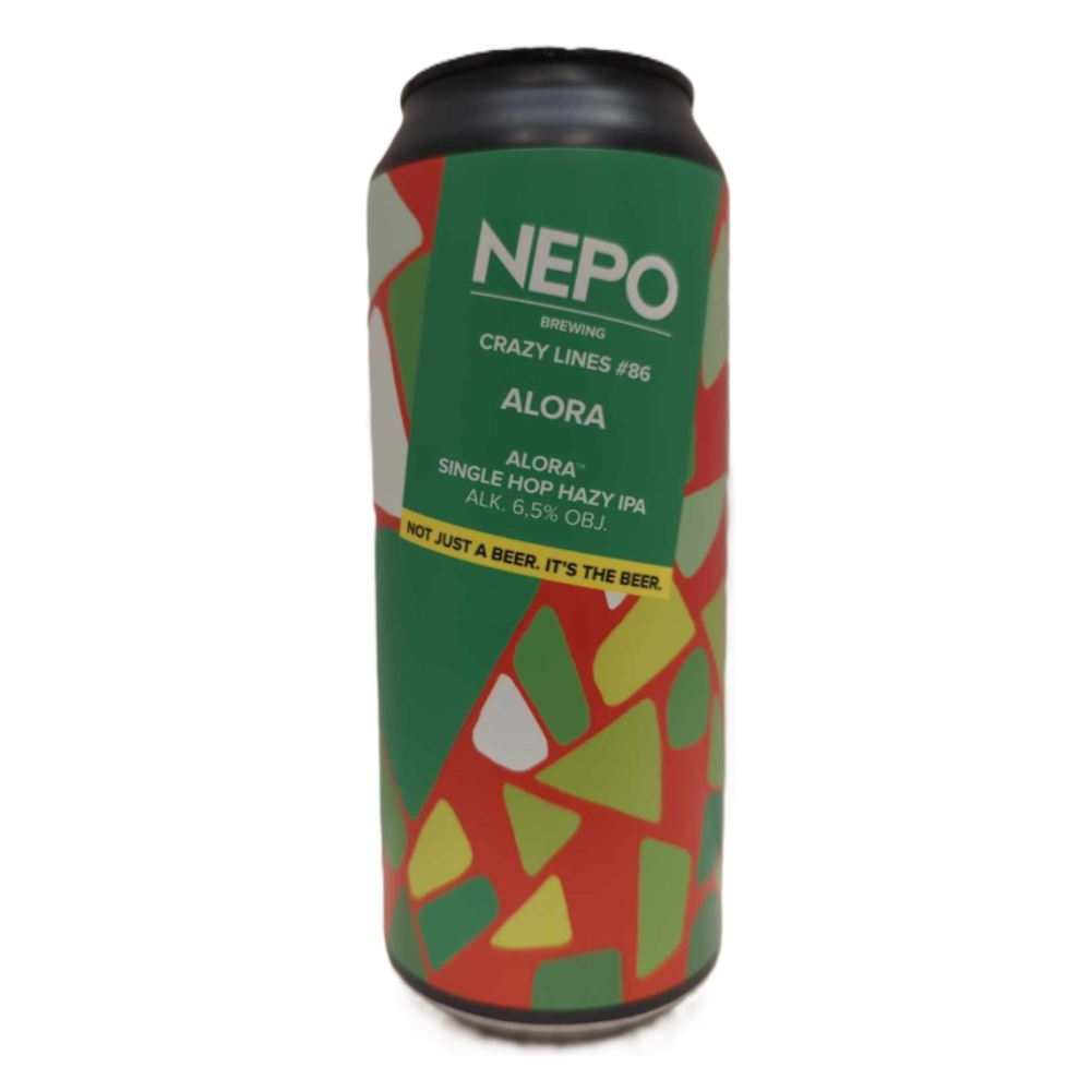 Piwo Nepomucen Crazy Lines #86 Alora - Alora Single Hop Hazy IPA 6,5% 500 ml