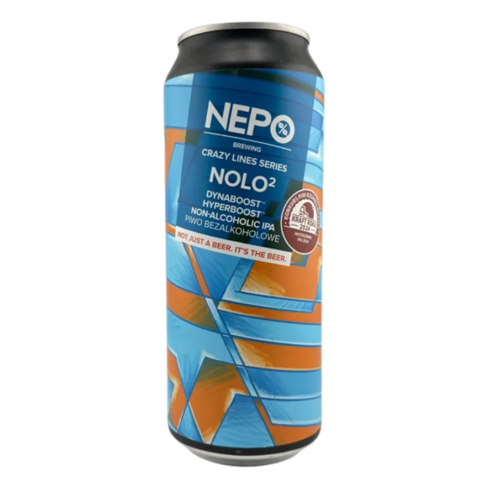 Piwo Nepomucen Crazy Lines NoLo #2 Non Alcoholic IPA 0,5% 500 ml