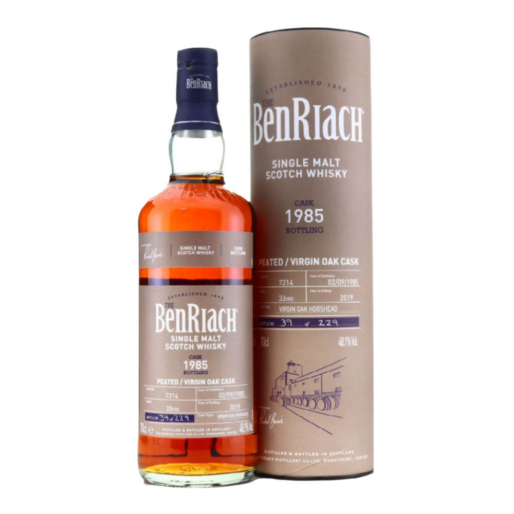 Whisky Benriach 33 YO 1985 Cask 7214 Batch 16 48,1% 700 ml