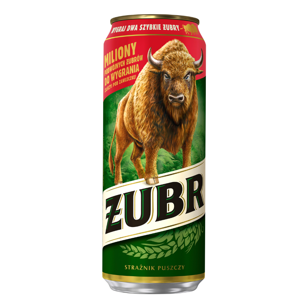 Piwo Żubr 6% 500 ml puszka
